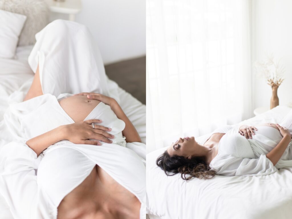 neutral maternity photos