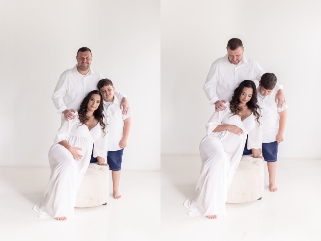 neutral maternity photos