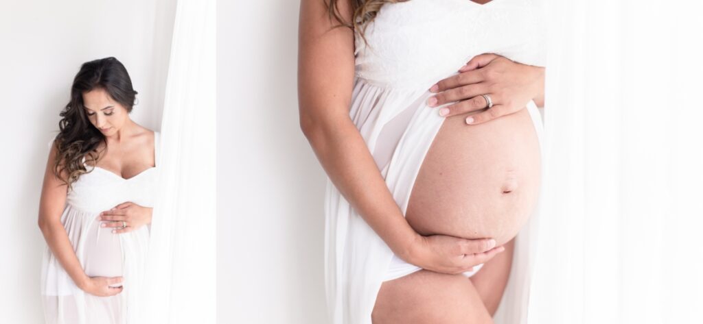 neutral maternity photos