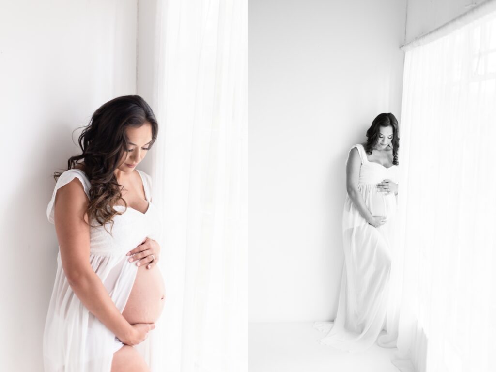neutral maternity photos