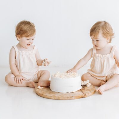 Cake smash with twins
