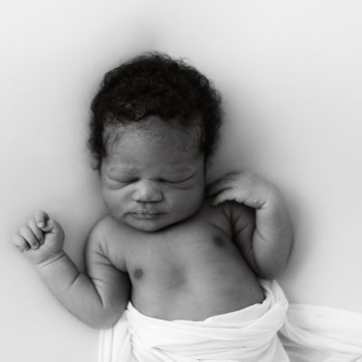 simple white | newborn photo shoot